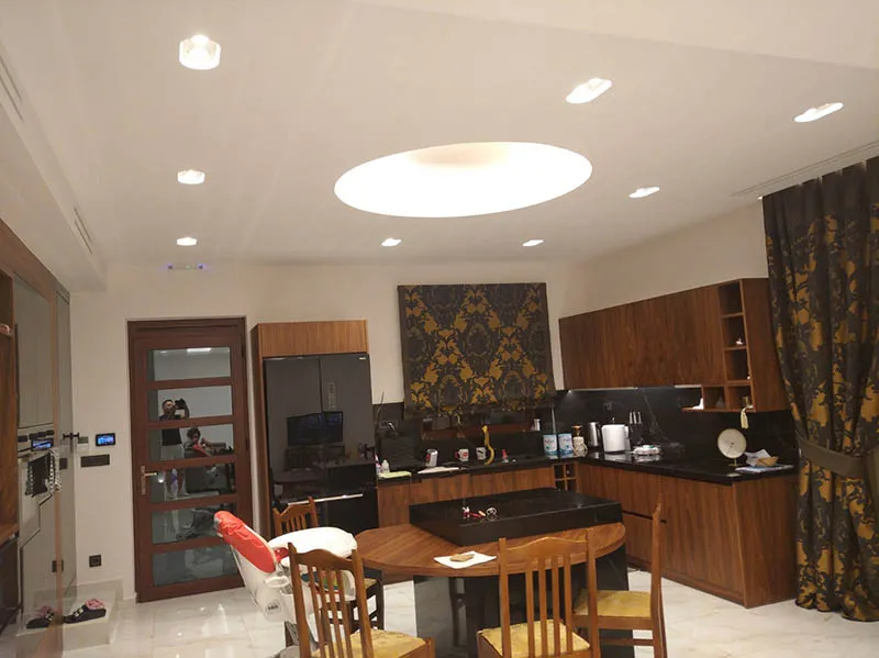 Κουζίνα με ψευδοροφή